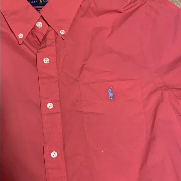 Polo Ralph Lauren pink button down shirt - Picture 2 of 4